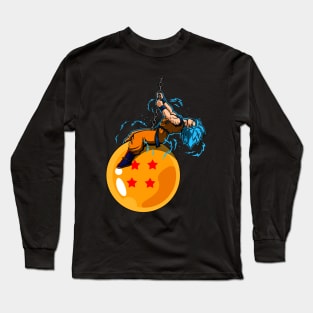 Wrecking Ball Video Funny Anime Manga Warrior Parody Long Sleeve T-Shirt